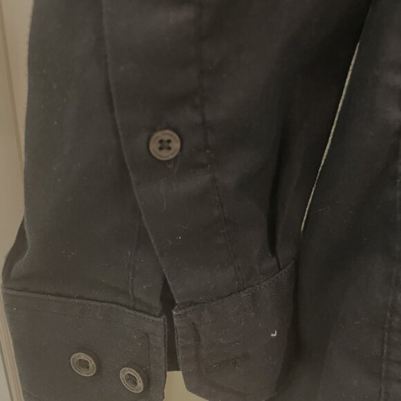 Coal Harbour Black Button Down Long Sleeve Embroidered Shirt, size XL - Picture 5 of 6